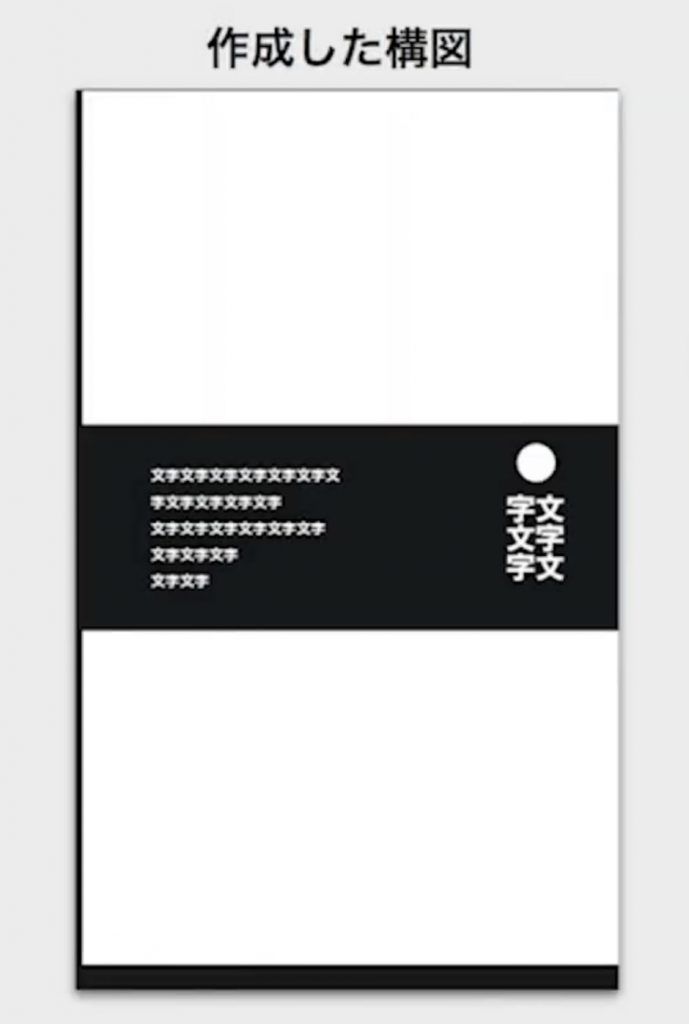 「構図」参考ランディングから作成した構図