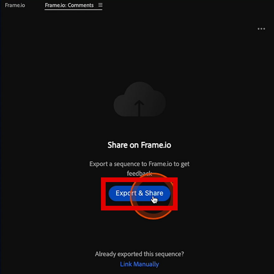 Frame.io Comments Export & Share