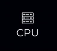 「CPU」ボタン