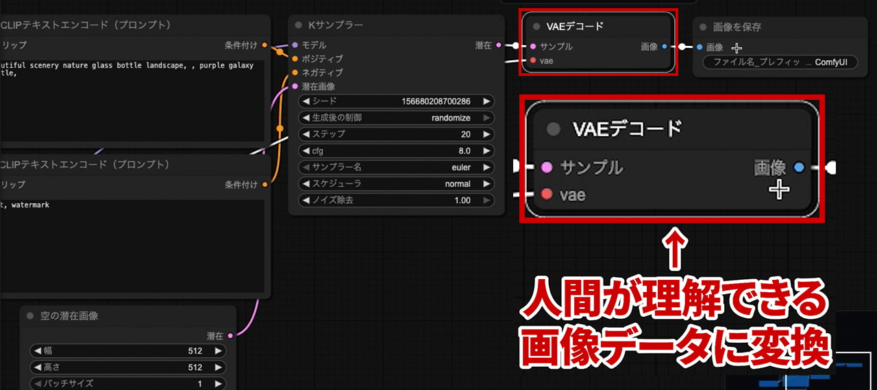 VAEデコード ノード